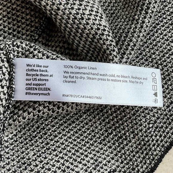 Eileen Fisher women’s Linen Cardigan - Picture 7 of 8